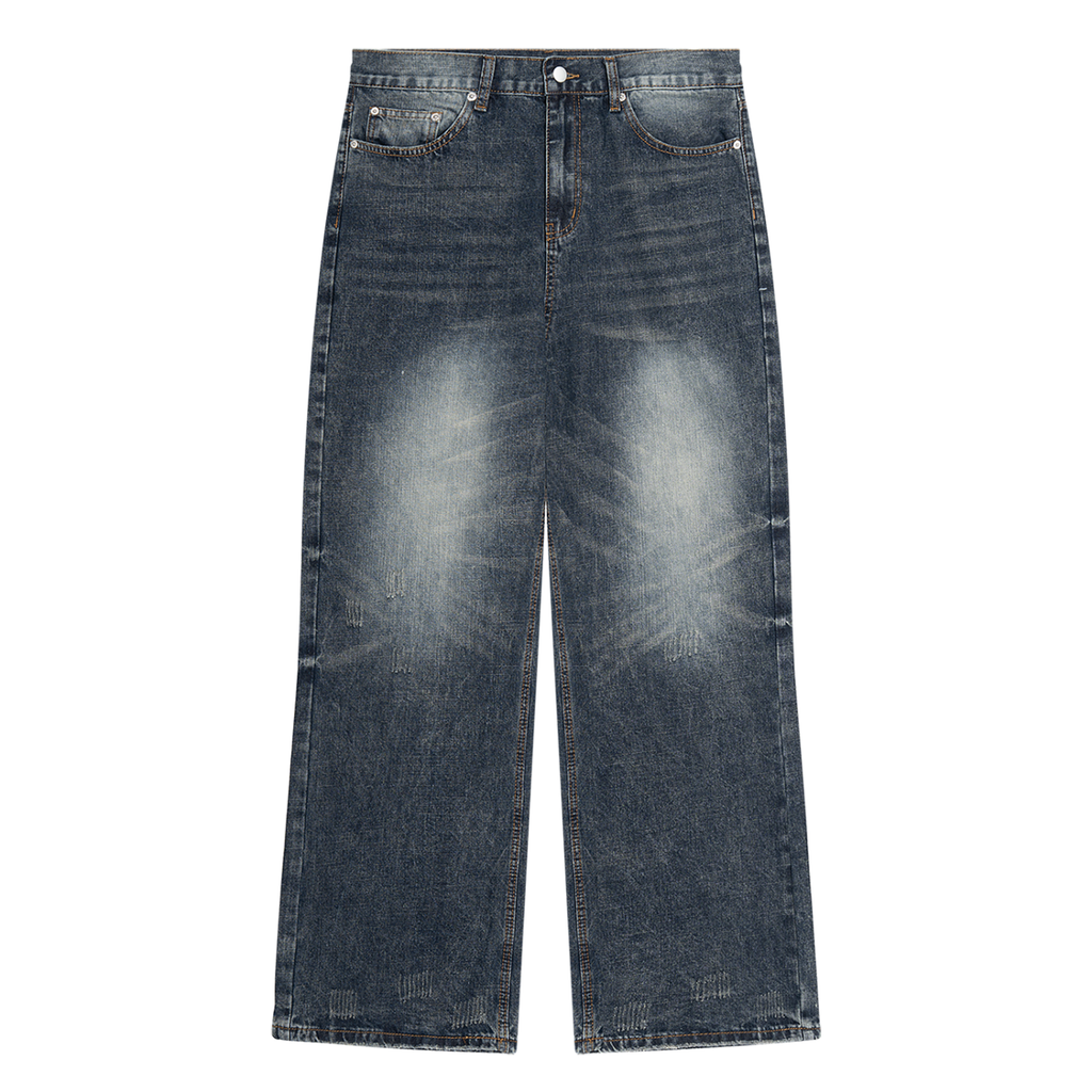 Noire Men's Vintage Wash Denim Jeans