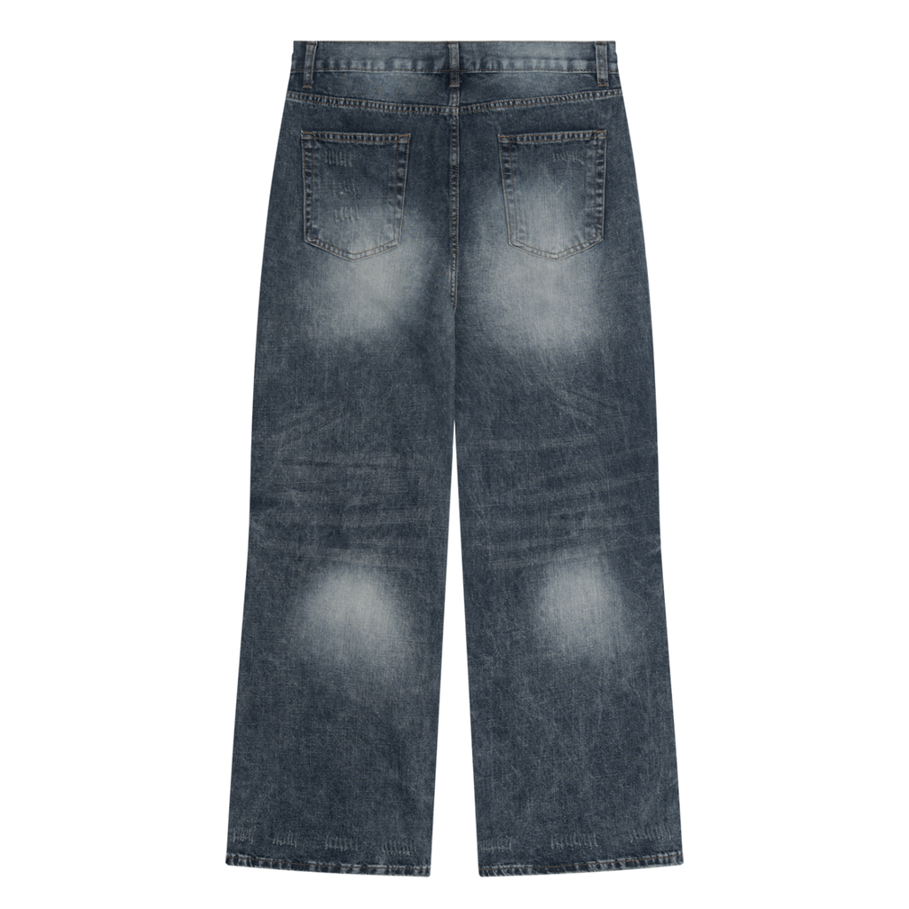 Noire Men's Vintage Wash Denim Jeans