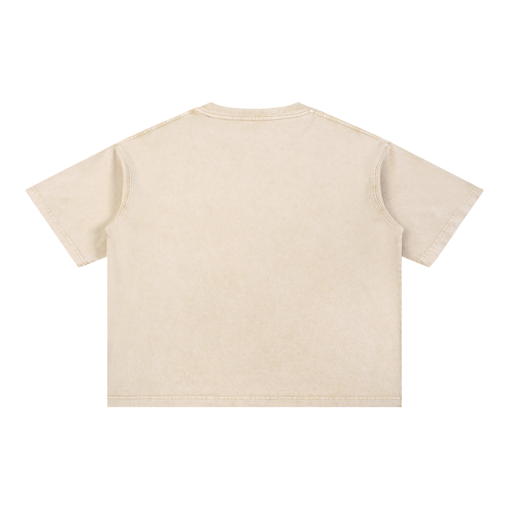 Noire Mineral Wash Boxy Cotton T-Shirt
