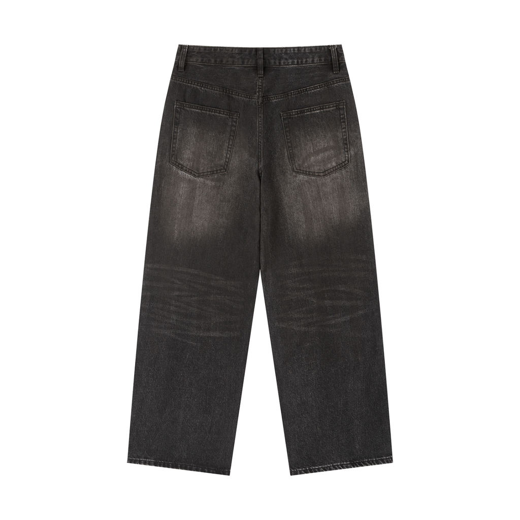 Noire Vintage Wash Heavyweight Denim Jeans