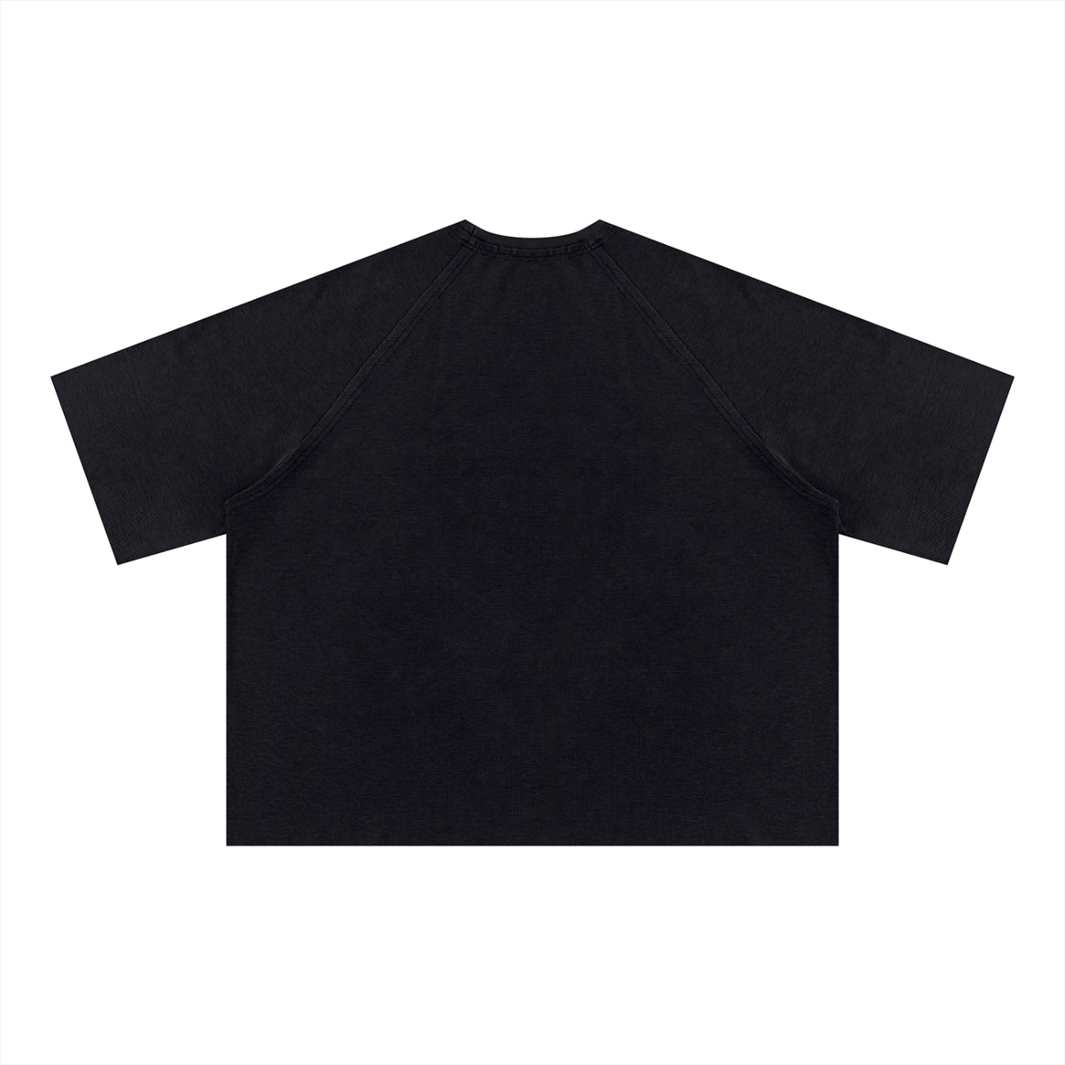 Noire Unisex Mineral Wash Boxy Waffle T-Shirt