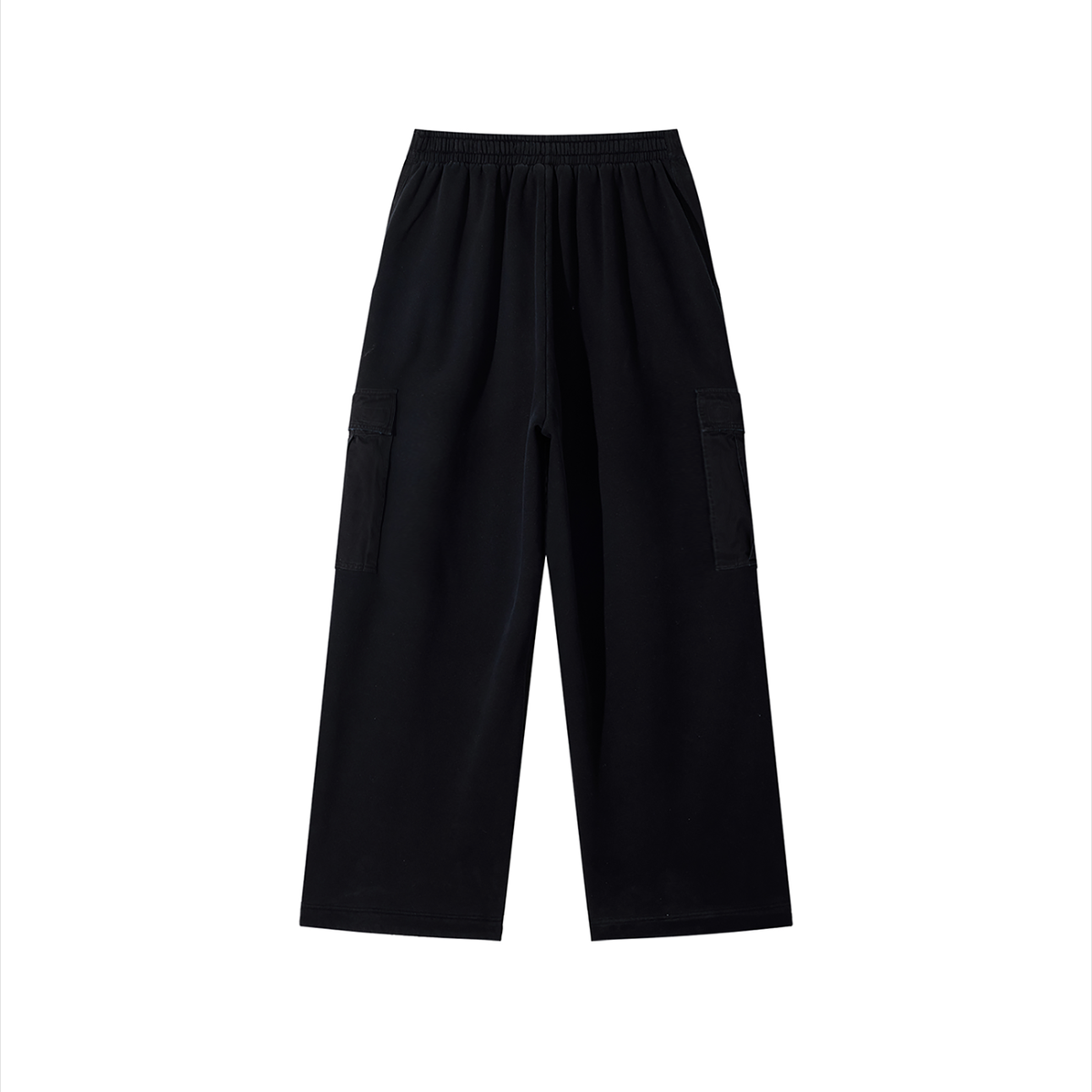 Noire Unisex Sunfade Washed Fleece Cargo Pants