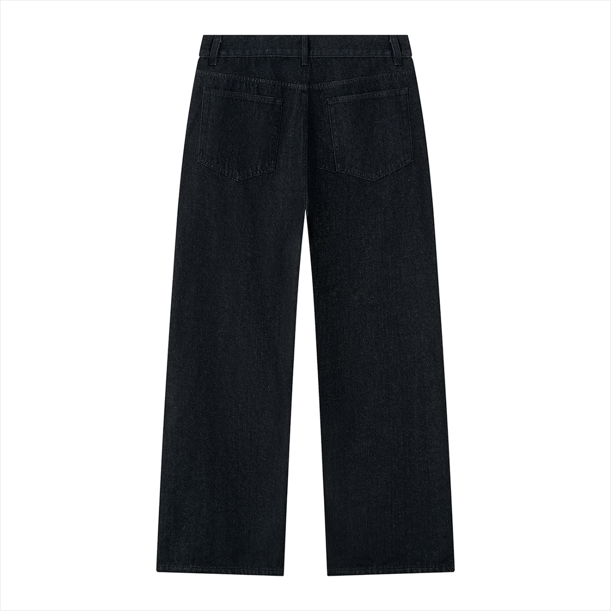 Noire Men's Vintage Wash Wide Leg Denim Jeans