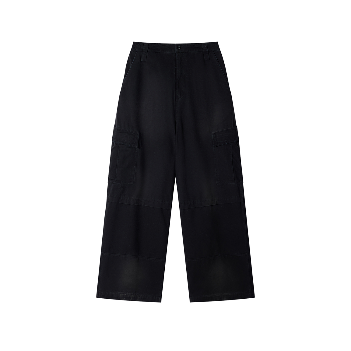 Noire Unisex Sunfade Washed Fleece Cargo Pants