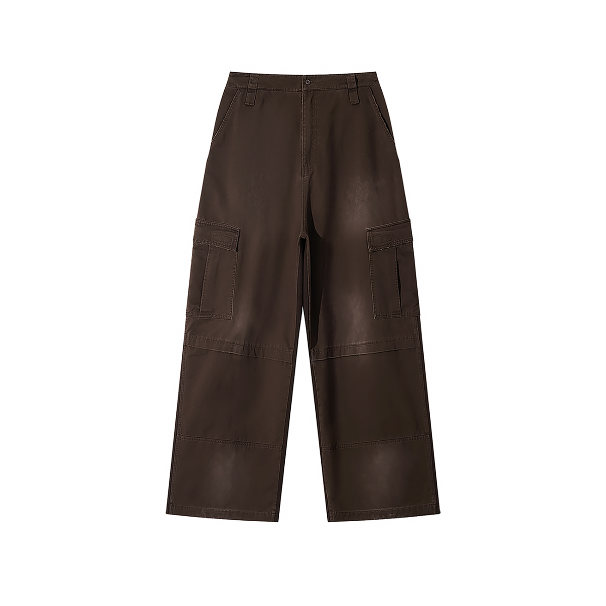 Noire Unisex Sunfade Washed Fleece Cargo Pants