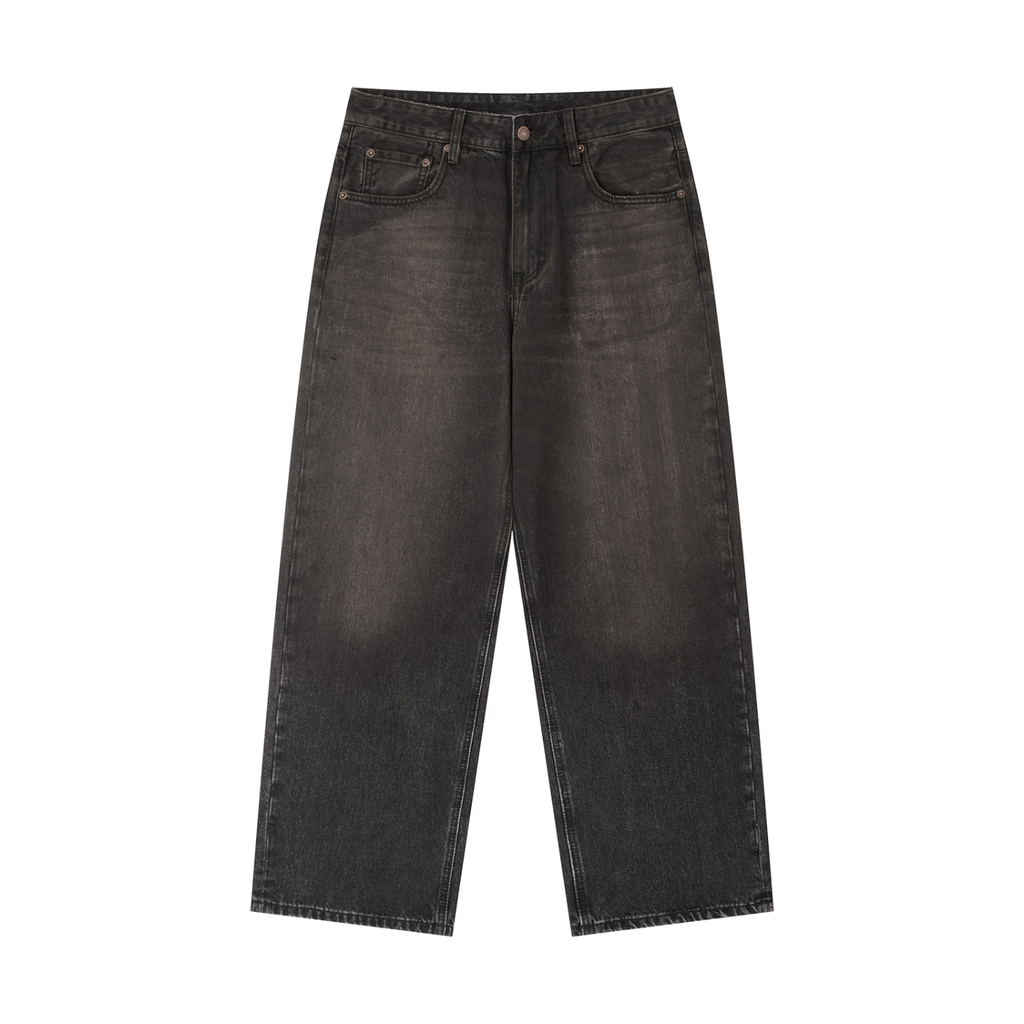 Noire Vintage Wash Heavyweight Denim Jeans