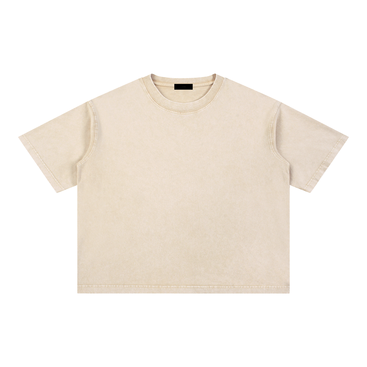 Noire Mineral Wash Boxy Cotton T-Shirt